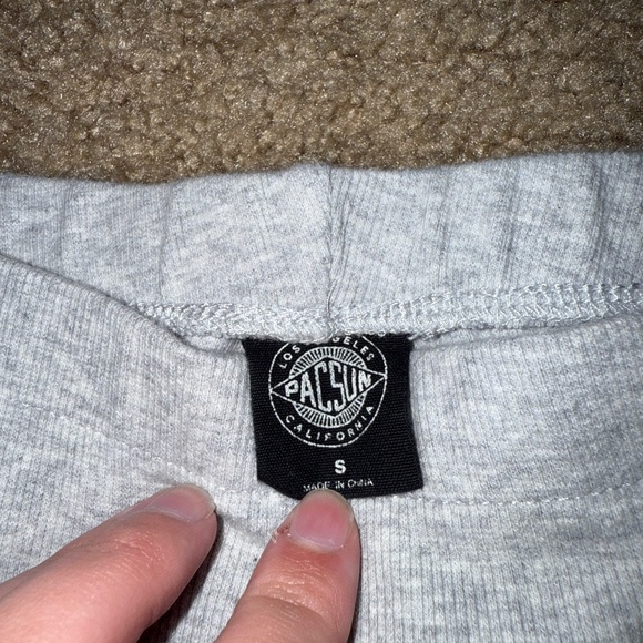 PacSun Women's Light Gray Leggings - Picture 4 of 5